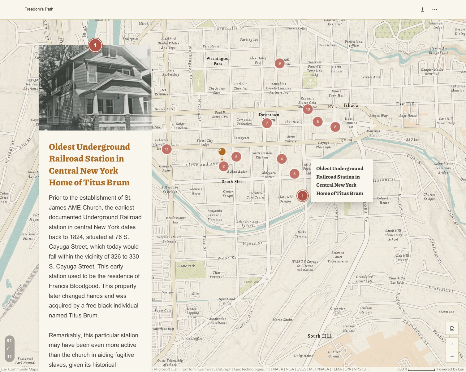 Freedom's Path: The Underground Railroad in Ithaca